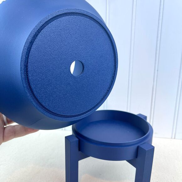 Geometric Indoor Planter Pot, Ersos Planter Pot, Drainage Tray and Stand - Picture 6 of 10